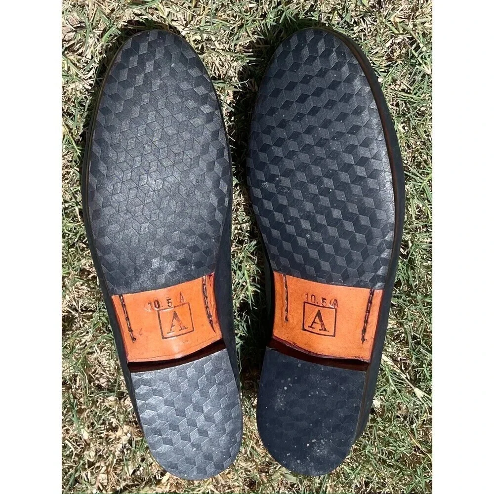 Adelante Penny Loafer - The Lorenzo - Navy Blue Size 10.5
